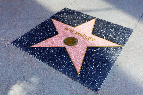 Hollywood Kalifornien Maj 2019 Star Bob Marley Hollywood Walk Fame — Stockfoto