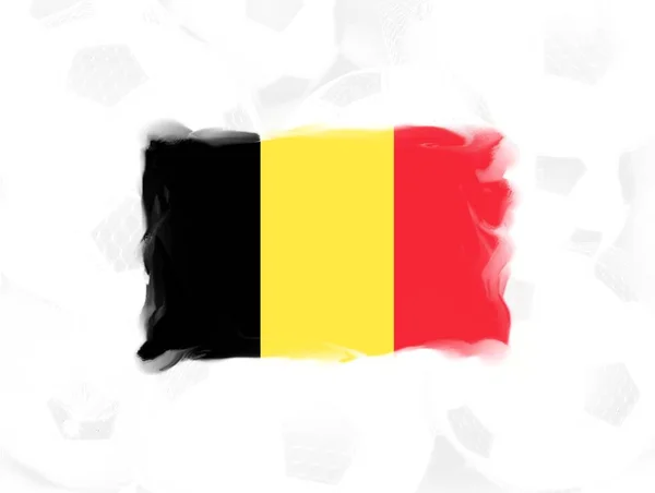 Bandeira Bélgica Ilustração — Fotografia de Stock