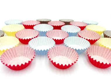 Şeker su bardağı beyaz arka plan üzerinde izole.