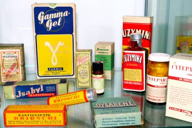 Antika eski İlaçlar görüntüsü