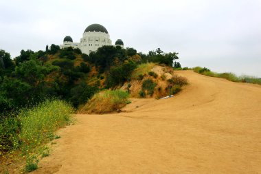 Los Angeles, California - 13 Mayıs 2019: Gözlemevinden Griffith Gözlemevi