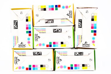 Pescara, İtalya 17 Ocak 2020: Tetra Pak Paketleme Şirketi