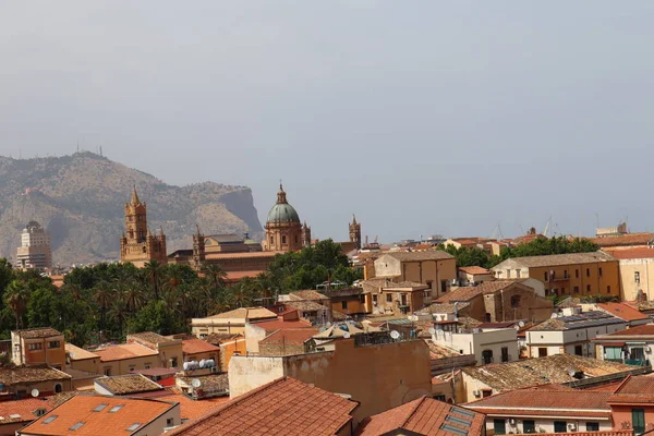 パレルモ シチリア島 イタリア 聖ヨセフ カバッソ教会の鐘楼からのパノラマビュー — ストック写真