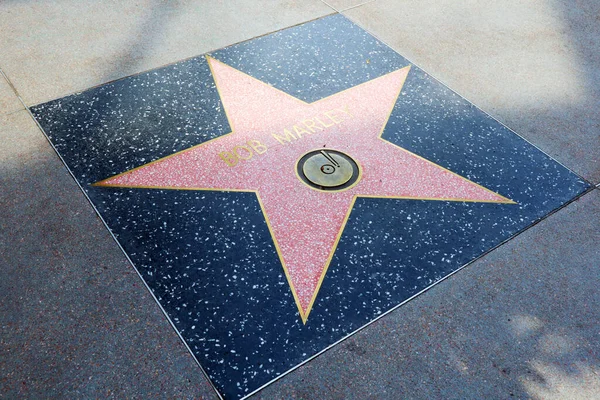 Hollywood Califórnia Maio 2019 Star Bob Marley Hollywood Walk Fame — Fotografia de Stock