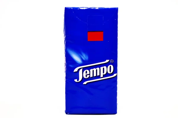 意大利佩斯卡拉 2020年4月15日 Tempo Handkerchiefs Pocket Tissues Tempo是Essity的品牌 — 图库照片