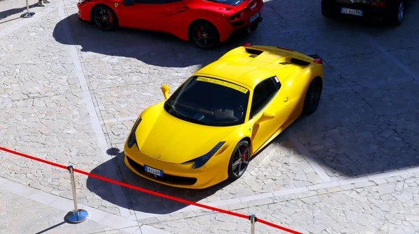 Citta Sant Angelo Італія Квітня 2022 Ferrari Tributo Ferrari Італійський — стокове фото