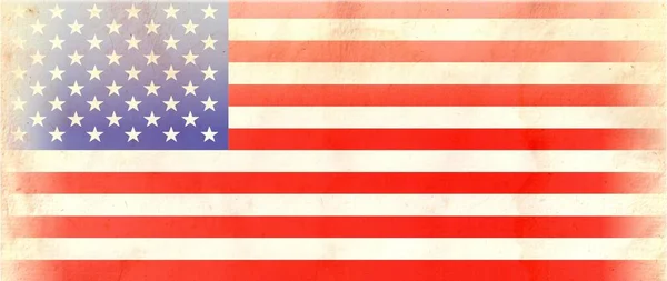 Particular United States America Flag Vintage Paper — Foto de Stock
