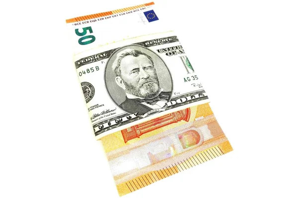 2017 New Look Bankjegy Second Series Fifty Euro Note Mitológiai — Stock Fotó