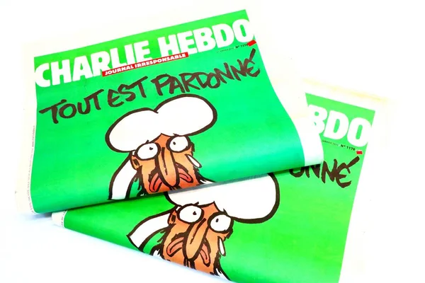 2015 Paris France January 2015 French Satirical Week Charlie Hebdo — 스톡 사진