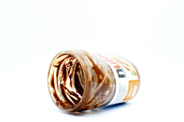 Pescara Italia Juli 2019 Nutella Toples Kosong Hazelnut Spread Cocoa — Stok Foto