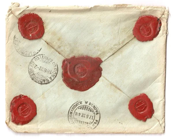 Antique Παλιό Φάκελο Air Mail — Φωτογραφία Αρχείου