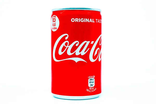 Πεσκάρα Ιταλία Ιανουαρίου 2020 Coca Cola Πρωτότυπο Δοχείο Γεύσης Coca — Φωτογραφία Αρχείου
