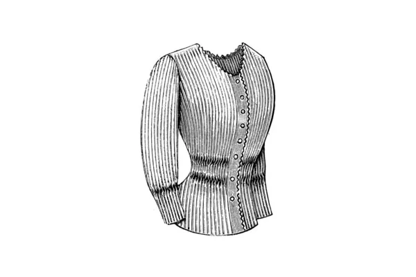 Ручной Эскиз Женской Куртки — стоковое фото