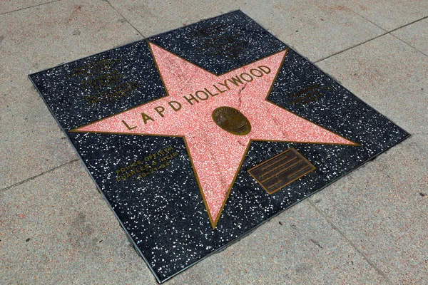 加利福尼亚州好莱坞 2019年5月20日 洛杉矶洛杉矶好莱坞大道好莱坞名人堂中的洛杉矶警察天使之星 — 图库照片