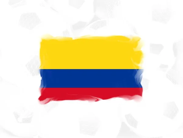 Прапор Колумбії Ілюстрація — стокове фото