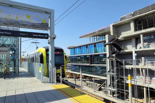 stock image Culver City, Los Angeles, California - October 4, 2019: Metro Rail Expo Line Culver City Station