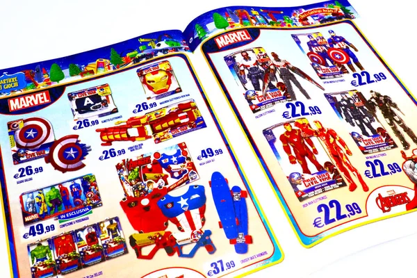 Marvel Toys Katalog Sprzedaż Boże Narodzenie — Zdjęcie stockowe