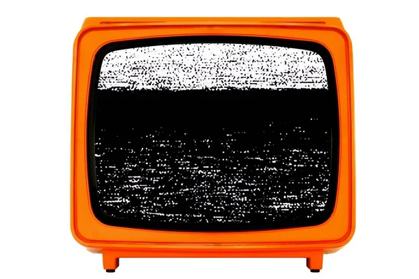 Televisión Fondo Blanco — Foto de Stock