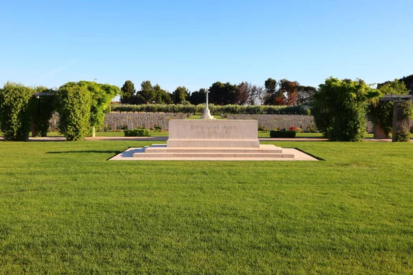 Kanadischer Kriegsfriedhof Moro River San Donato Moro Italien — Stockfoto