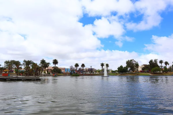 Los Angeles Kalifornien Mai 2019 Blick Auf Den Macarthur Park — Stockfoto
