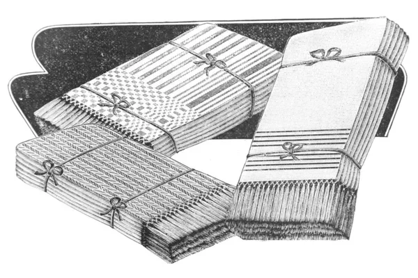 Pudełko Kokardą Wstążką — Zdjęcie stockowe