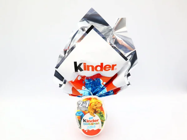 Pescara Olaszország Március 2019 Kinder Surprise Chocolate Eggs Kinder Surprise — Stock Fotó