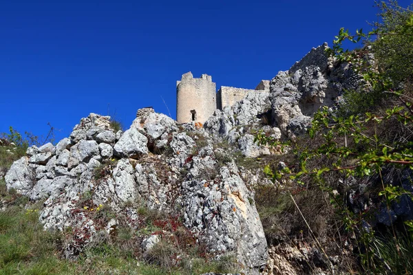 Замок Рокка Калашо Горная Крепость — стоковое фото