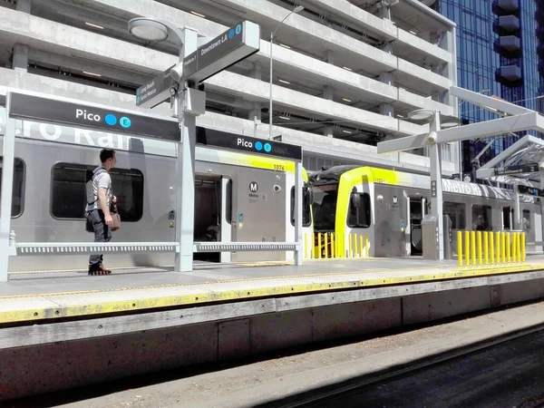 Los Angeles Kalifornia Września 2018 Linia Los Angeles Metro Rail — Zdjęcie stockowe