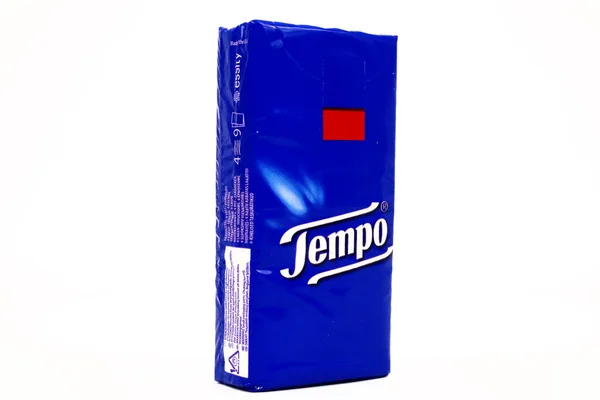 意大利佩斯卡拉 2020年4月15日 Tempo Handkerchiefs Pocket Tissues Tempo是Essity的品牌 — 图库照片