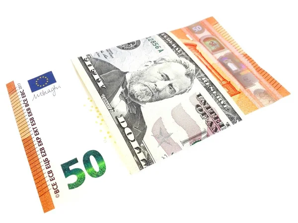 2017年新形势下的50张钞票 第二套50欧元钞票系列 神话摄影王妃欧罗巴全息图 — 图库照片