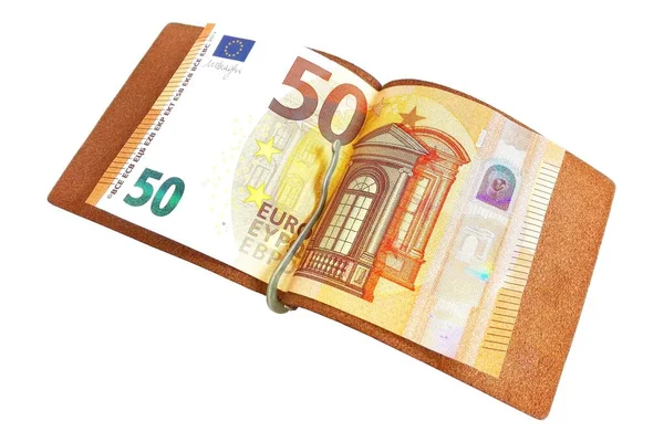 Eurós Bankjegy Mitológiai Föníciai Európa Hercegnő Hologramja — Stock Fotó