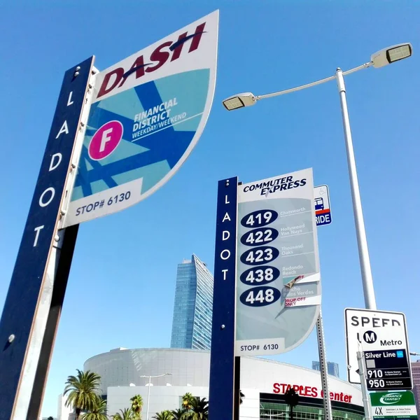Los Ángeles California Septiembre 2018 Ladot Transit Dash Commuter Expresan — Foto de Stock