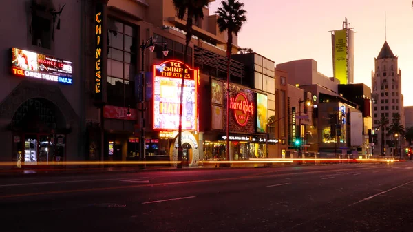Hollywood California October 2019 Sunrise Hollywood Boulevard Tcl Chinese Theatre — Stock Photo, Image