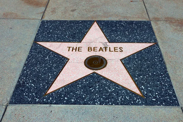 할리우드 캘리포니아 2019 Beatles Hollywood Walk Fame Hollywood Boulevard California — 스톡 사진