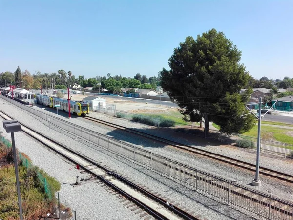 Los Angeles California Szeptember 2018 Kilátás Los Angeles Metro Rail — Stock Fotó