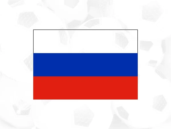 Russland Flagge Hintergrund Illustration — Stockfoto
