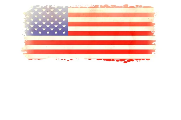 特にアメリカ Flag Vintage Paper — ストック写真