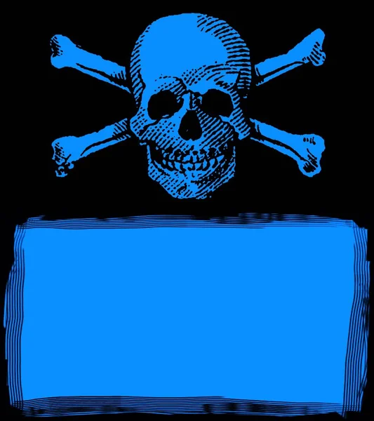 Jolly Roger Illustration Skull Crossbones Symbol — Stock Photo, Image