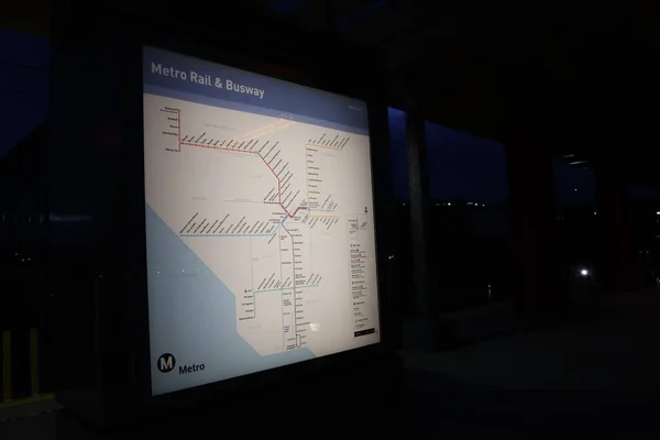 캘리포니아주 로스앤젤레스 2019 로스앤젤레스의 차이나타운 지하철 — 스톡 사진