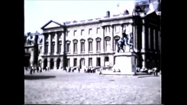 Paris, Fransa 1960 'lar: Palais Royal - 1960' ların klasik videosu 8mm