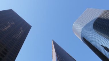 Los Angeles, Kaliforniya şehir merkezindeki gökdelenler