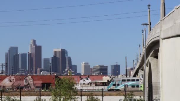 Los Angeles California Жовтня 2019 Вид Поїзд Лос Анджелеса Pacific — стокове відео