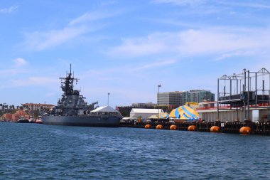 Los Angeles, Kaliforniya - 18 Mayıs 2019: San Pedro, Los Angeles Limanı