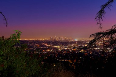LOS ANGELES (California) Griffith Gözlemevinden gün batımı