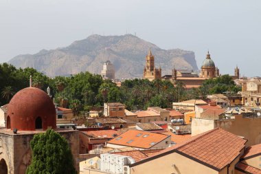 San Giovanni degli Eremiti Kilisesi ve Palazzo dei Normanni, Palermo, Sicilya, İtalya, Avrupa,