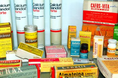 Antika eski İlaçlar görüntüsü