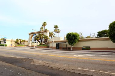 Los Angeles, Kaliforniya - 11 Mayıs 2019: Melrose Bulvarı, Los Angeles 'ta bulunan PARAMAUNT PICTURES