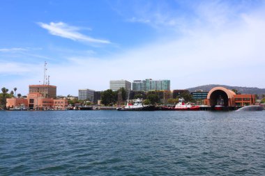 Los Angeles, Kaliforniya - 18 Mayıs 2019: San Pedro, Los Angeles Limanı