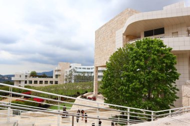 Los Angeles, Kaliforniya - 10 Mayıs 2019: Los Angeles 'taki Getty Center Müzesi