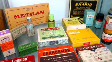 Antika eski İlaçlar görüntüsü